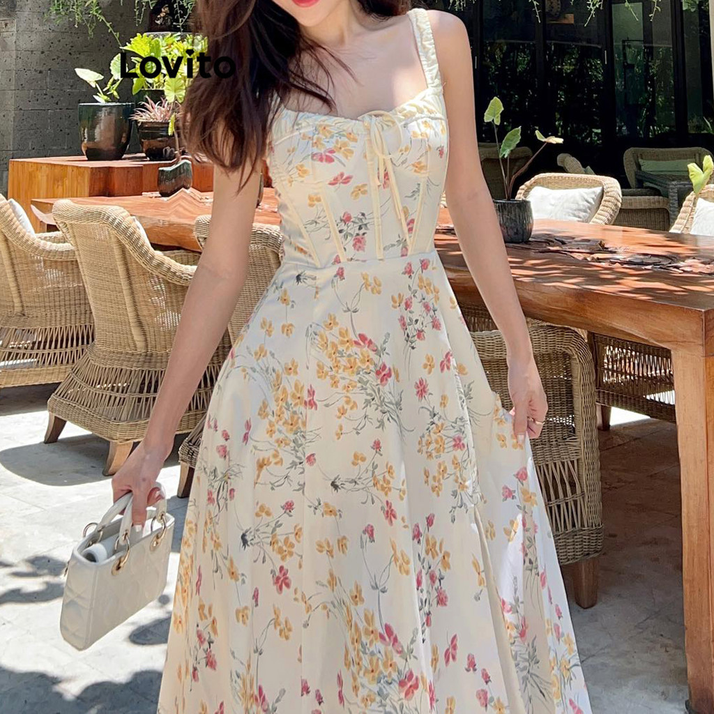 Lovito Vestido Elegante Ditsy Floral 1