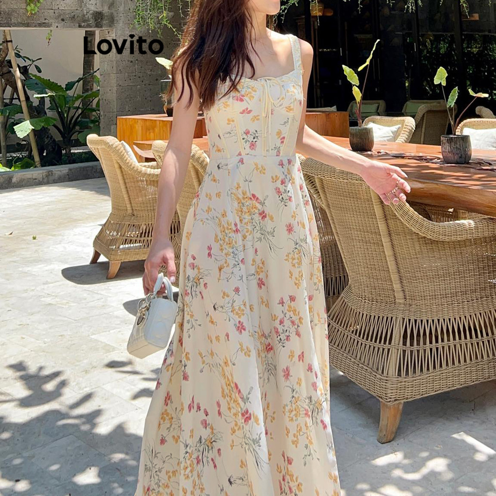 Lovito Vestido Elegante Ditsy Floral 2