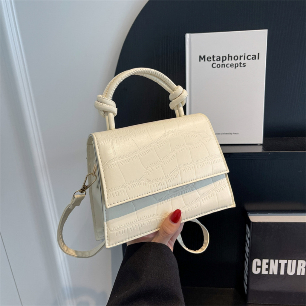 Lovito Elegante bolsa de ombro fivela 3