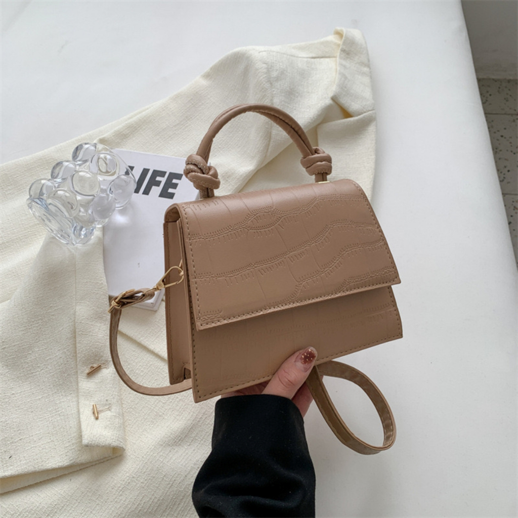 Lovito Elegante bolsa de ombro fivela 1