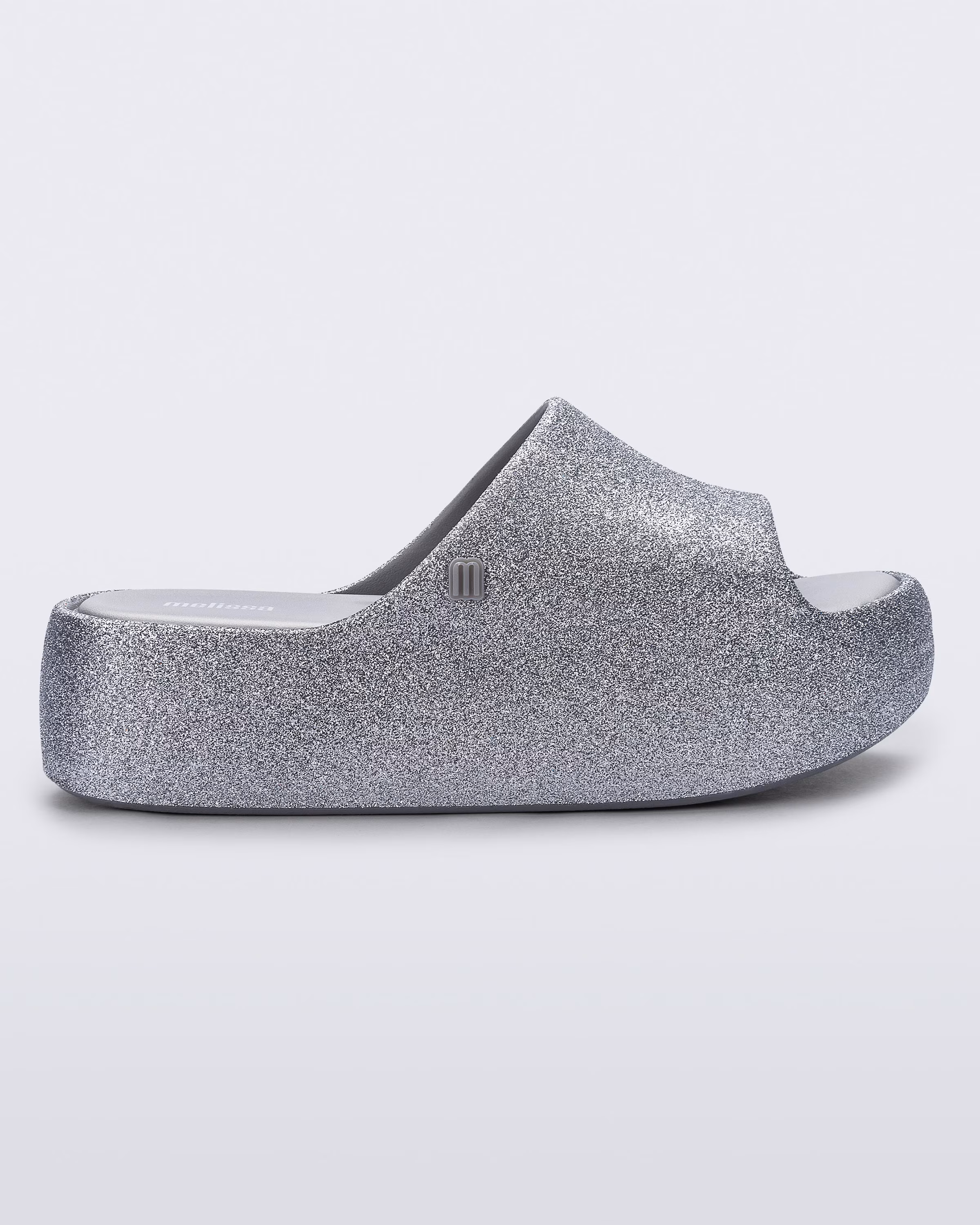 Melissa Free Platform Slide Glitter 2